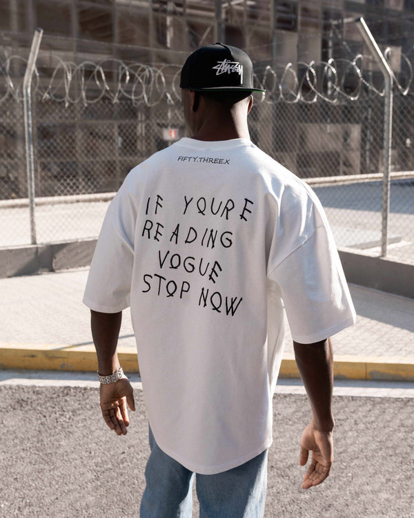 Vogue White Oversized T-Shirt
