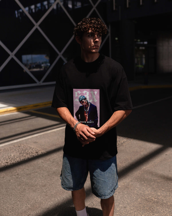 Travis Scott Black Oversized T-Shirt