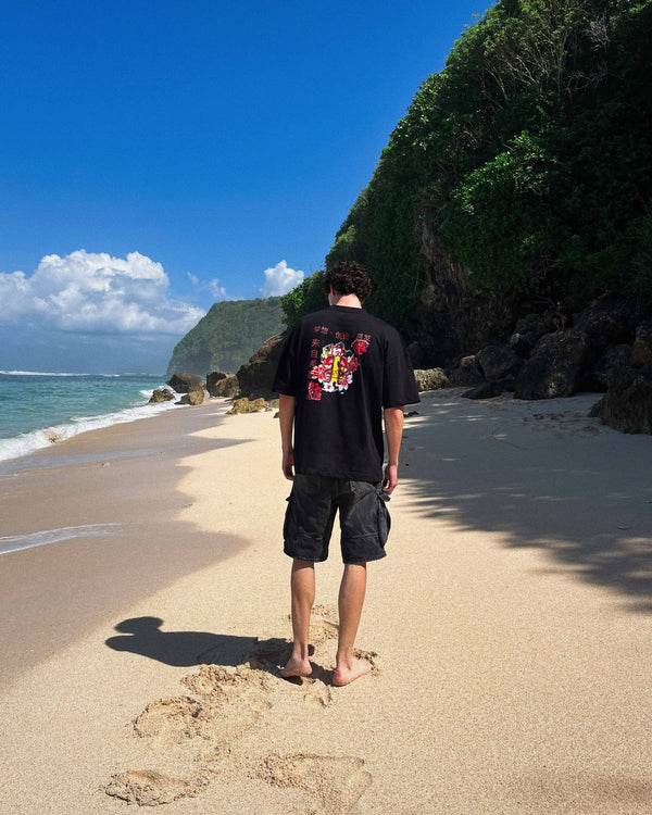 Waitan Black Oversized T-shirt