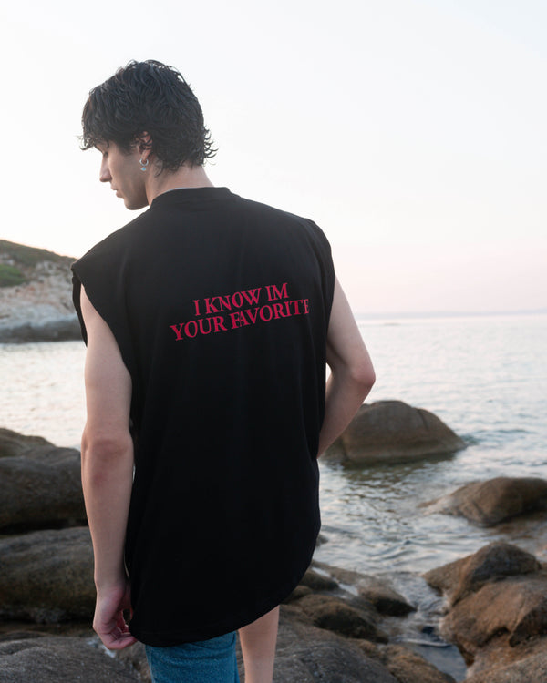 Favorite Black Oversized Tank